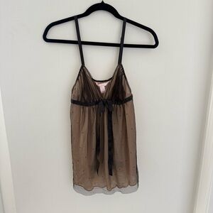 Victoria’s Secret Very Sexy Lingerie Babydoll M 2000s 2007 Y2K